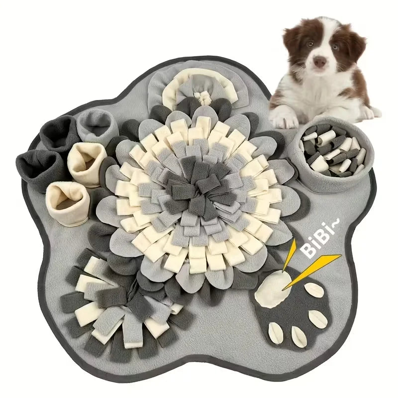 Interactive Dog Snuffle Mat – Slow Feeder & Foraging Toy