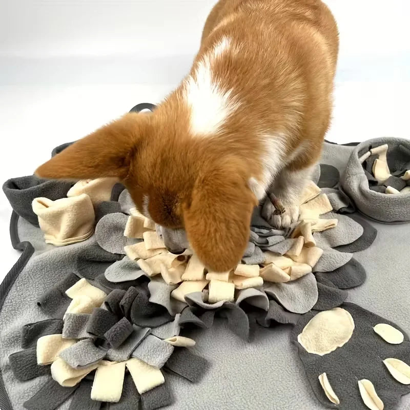 Interactive Dog Snuffle Mat – Slow Feeder & Foraging Toy