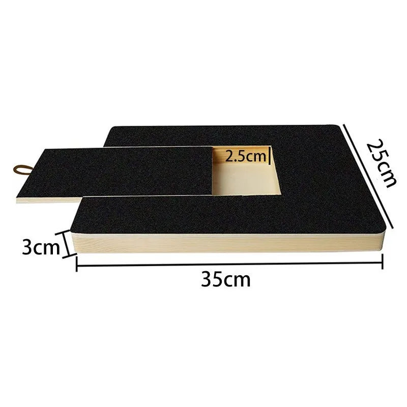 Dog Nail Scratch Board with Hidden Treat Box