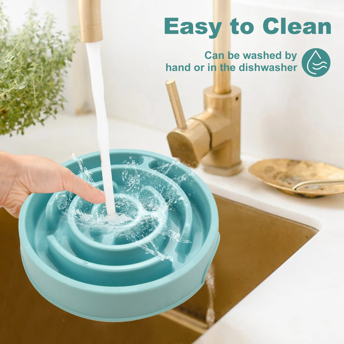 Slow Feeder Dog Bowl – Non-Slip Healthy Eating Design