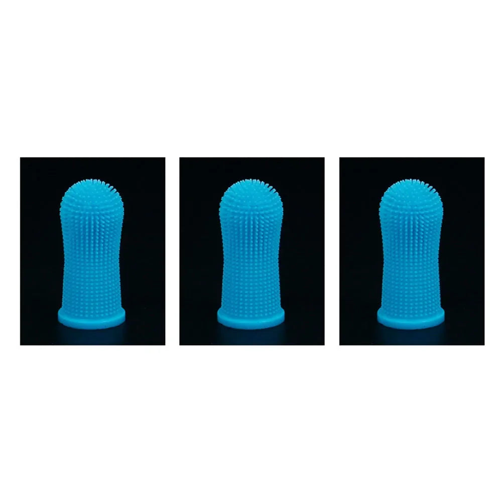 Soft Silicone Finger Toothbrush for Dogs & Cats