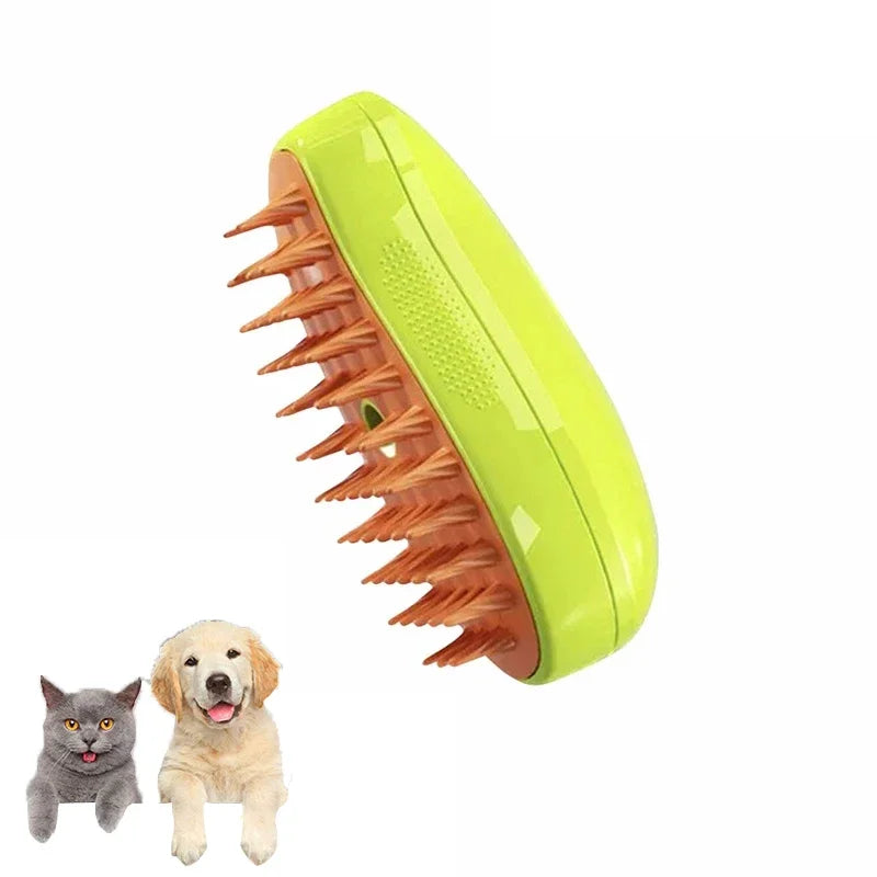 3-in-1 Mist Grooming Brush for Cats & Dogs