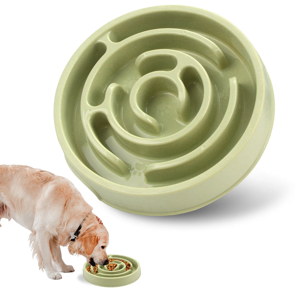 Slow Feeder Dog Bowl – Non-Slip Healthy Eating Design