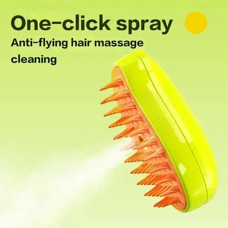 3-in-1 Mist Grooming Brush for Cats & Dogs