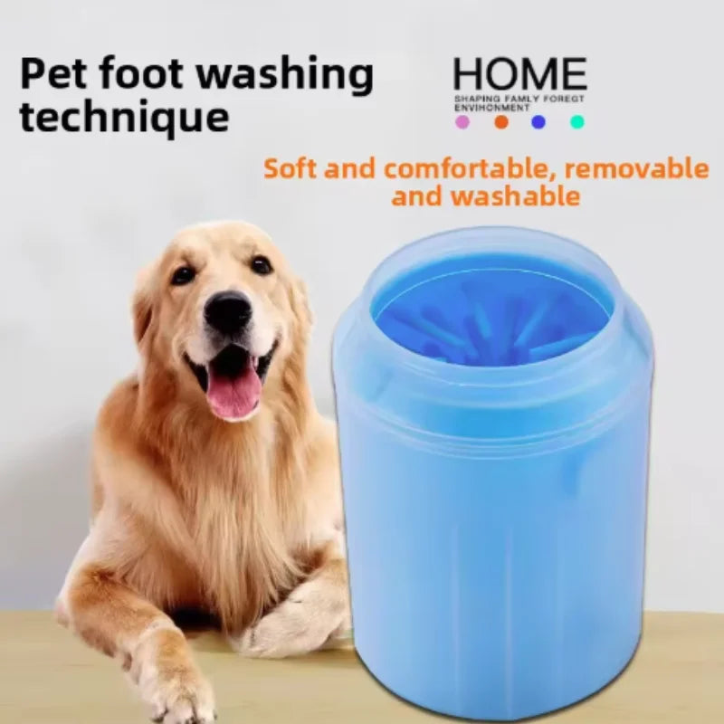 Portable Dog Paw Cleaner for Muddy Walks