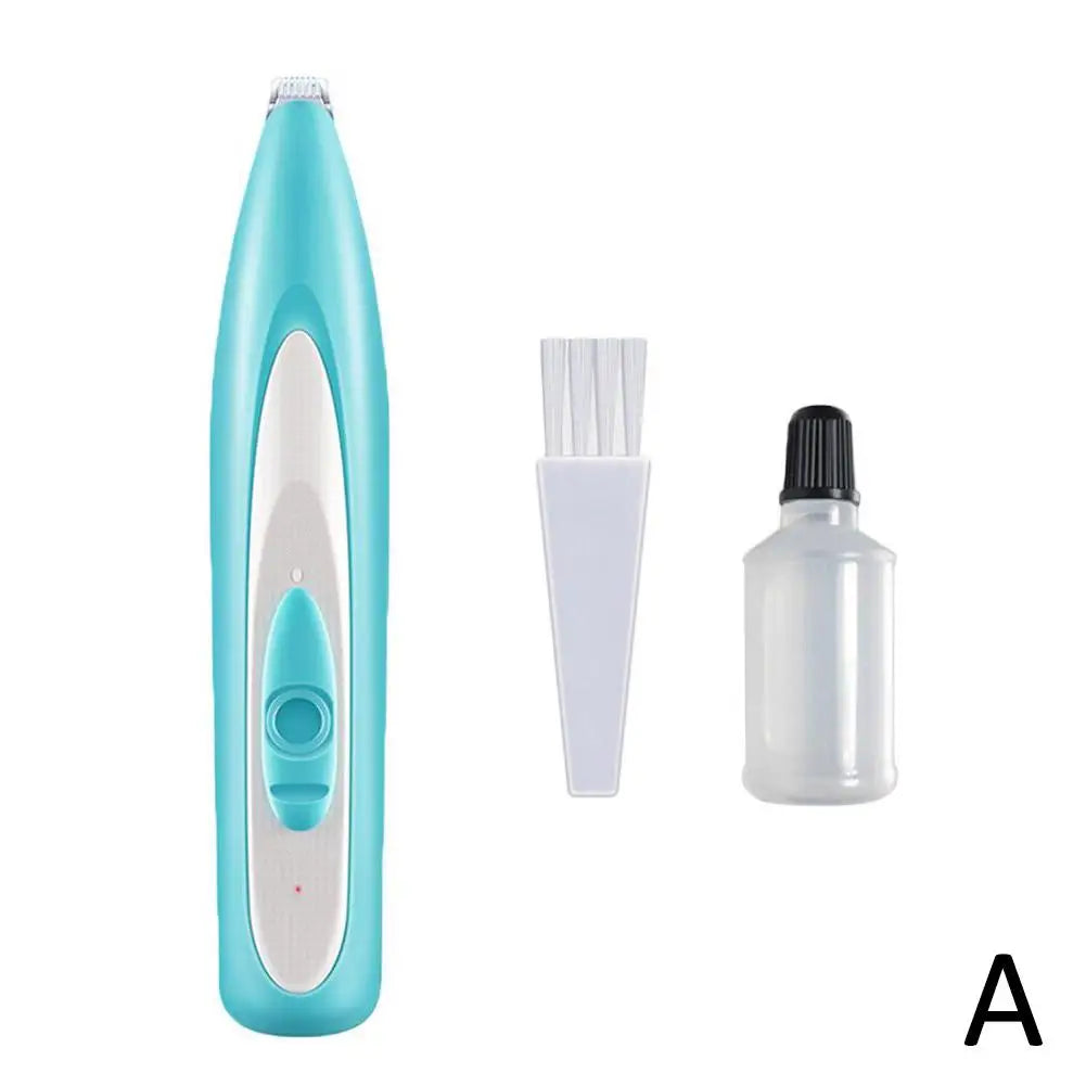 Low-Noise Pet Paw Trimmer with LED Light