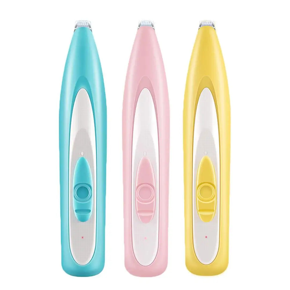 Low-Noise Pet Paw Trimmer with LED Light