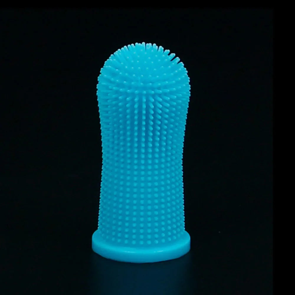 Soft Silicone Finger Toothbrush for Dogs & Cats