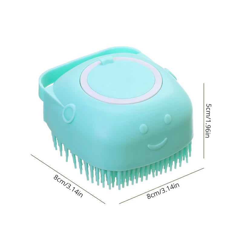 Silicone Pet Bath & Shampoo Brush