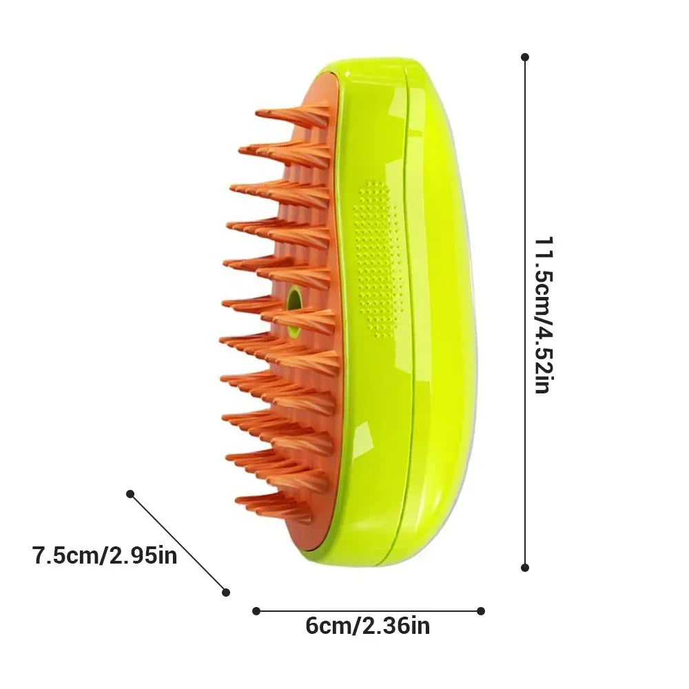 3-in-1 Mist Grooming Brush for Cats & Dogs