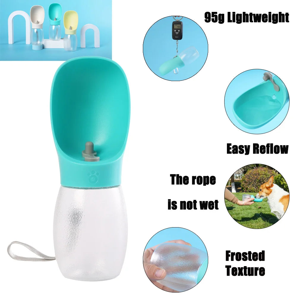 Portable Dog Water Bottle for Walks & Travel