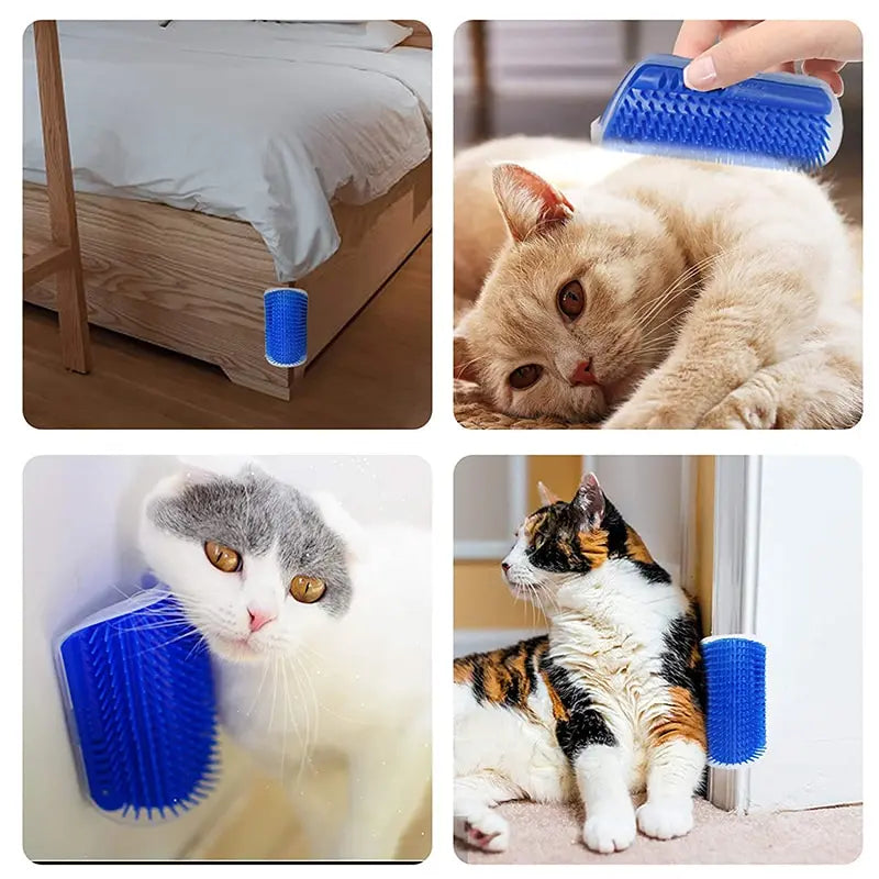 Self-Grooming Cat Corner Brush