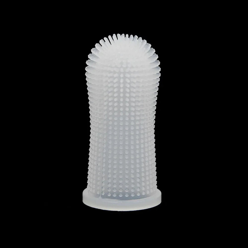 Soft Silicone Finger Toothbrush for Dogs & Cats
