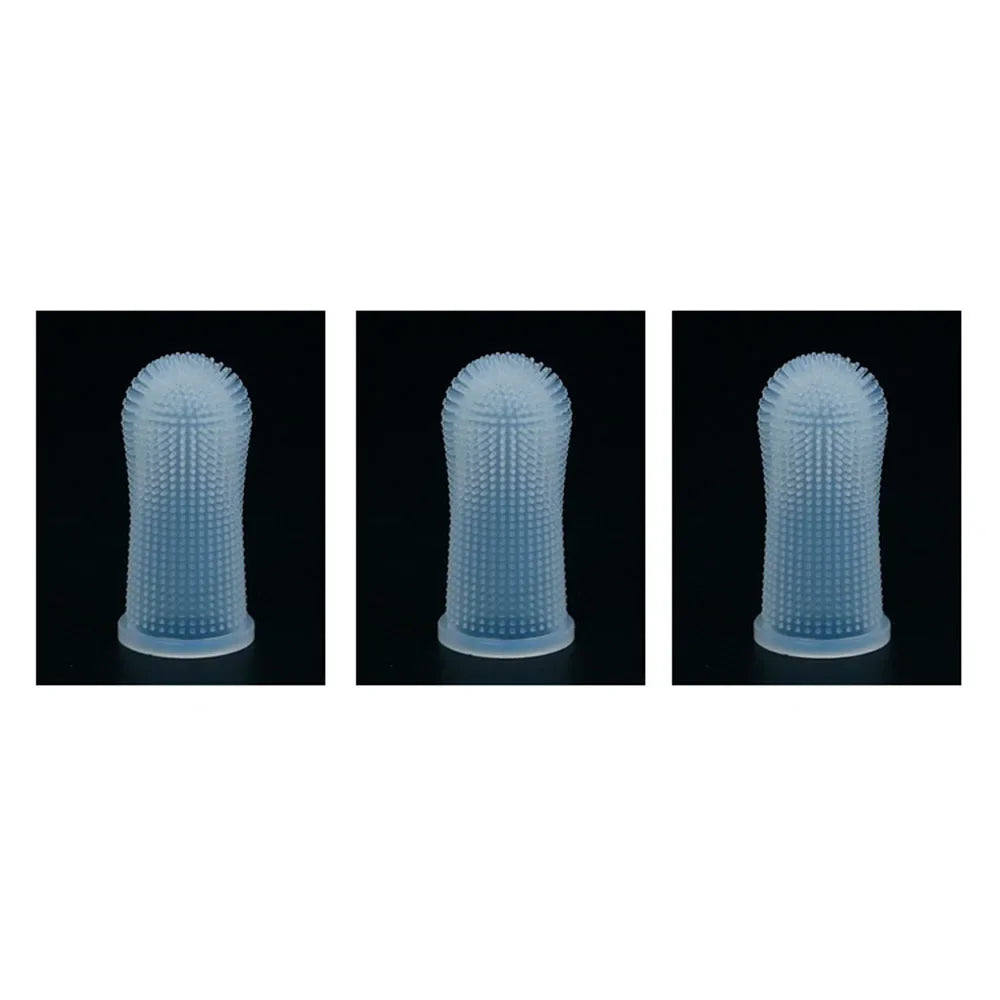 Soft Silicone Finger Toothbrush for Dogs & Cats
