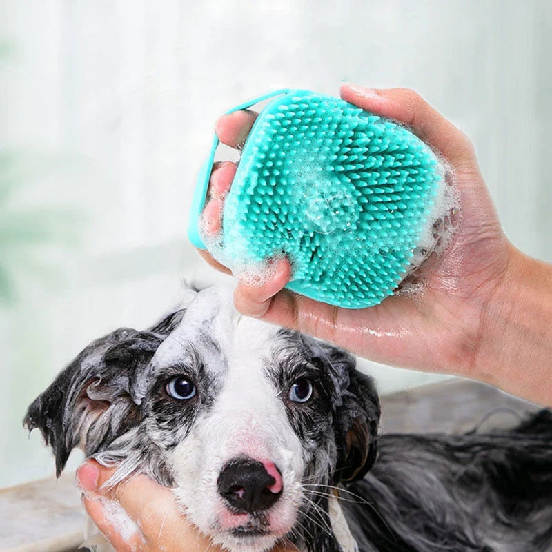 Silicone Pet Bath & Shampoo Brush
