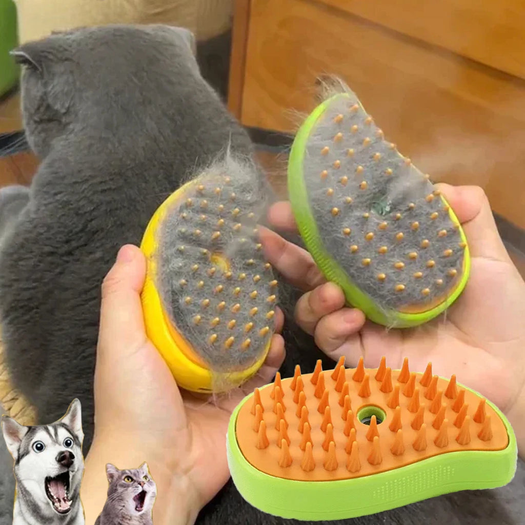 3-in-1 Mist Grooming Brush for Cats & Dogs