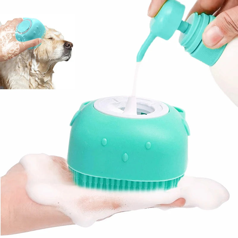 Silicone Pet Bath & Shampoo Brush