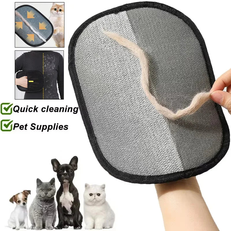 Reusable Pet Hair Remover Glove – Clothes, Sofa & Car